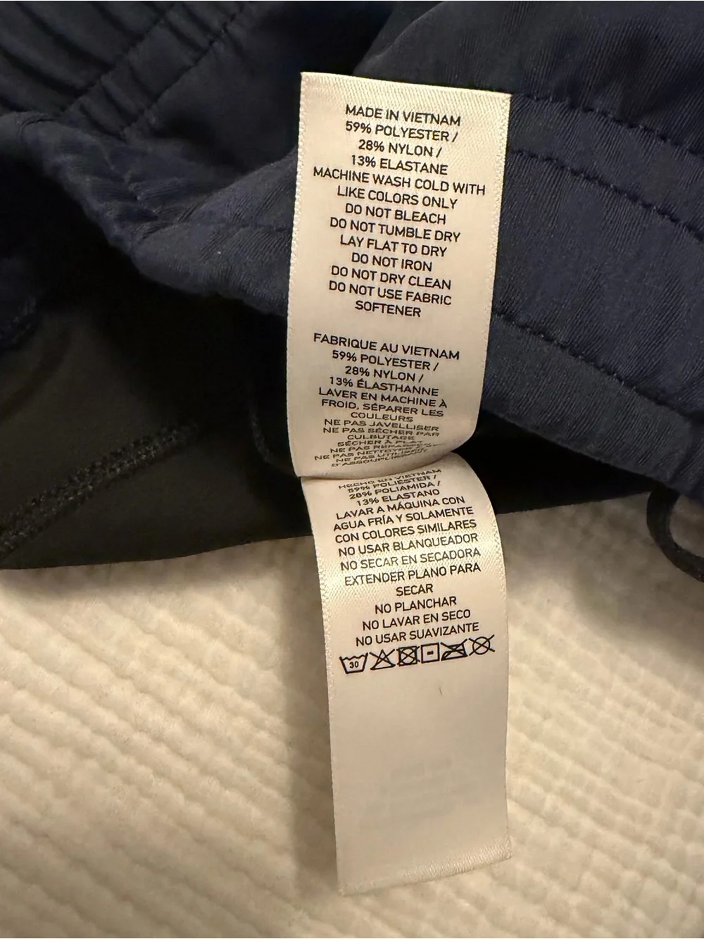 Rhône Navy Blue Athletic Joggers Sz S Small